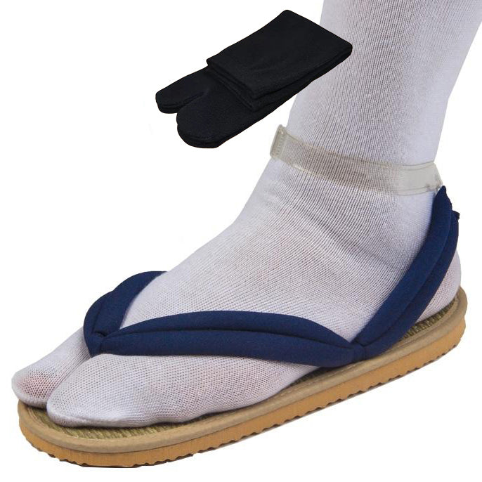 Japanese Geta Traditional Flip-Flop Marine Blue