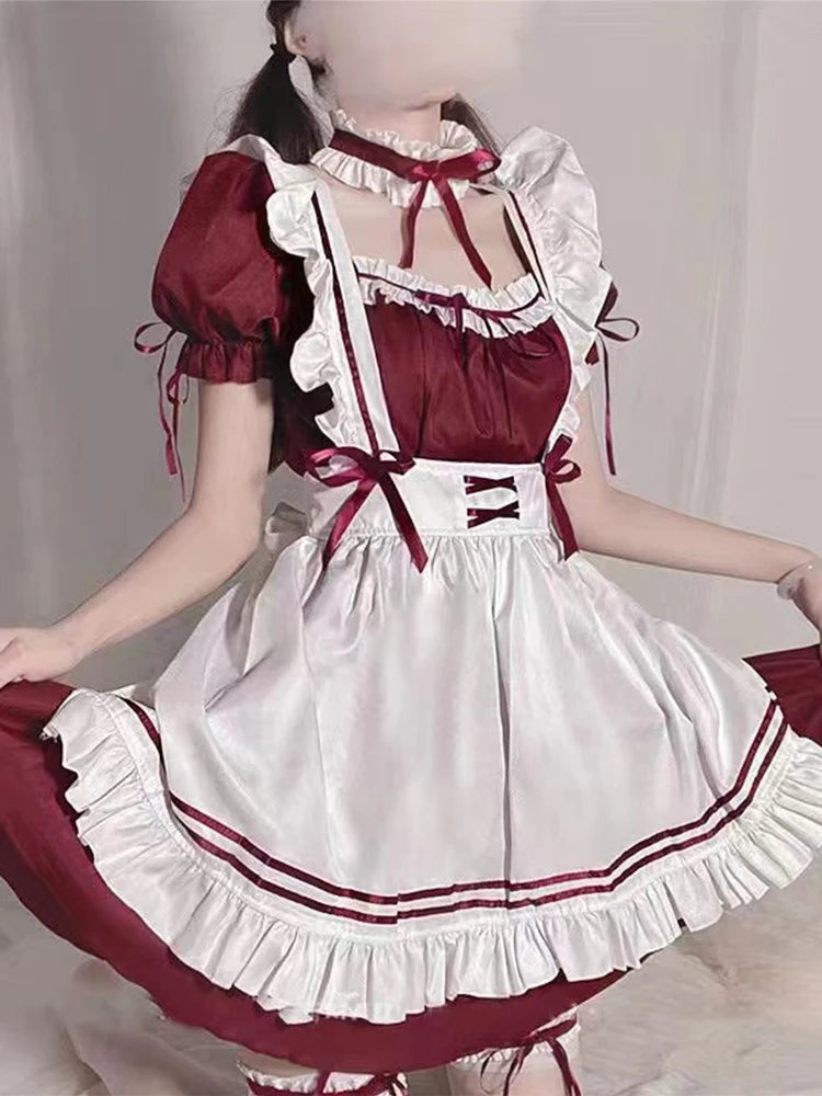 Maid - Red Cute Costume