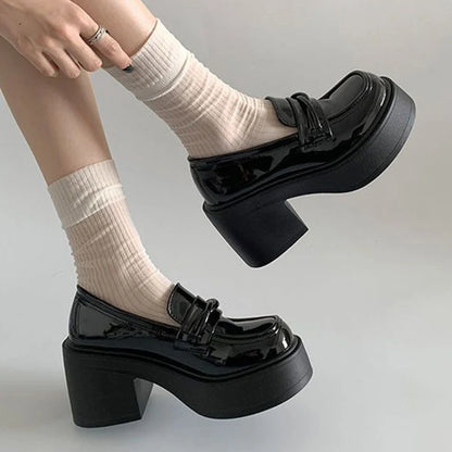 Schoolgirl Loafers Shoes 2