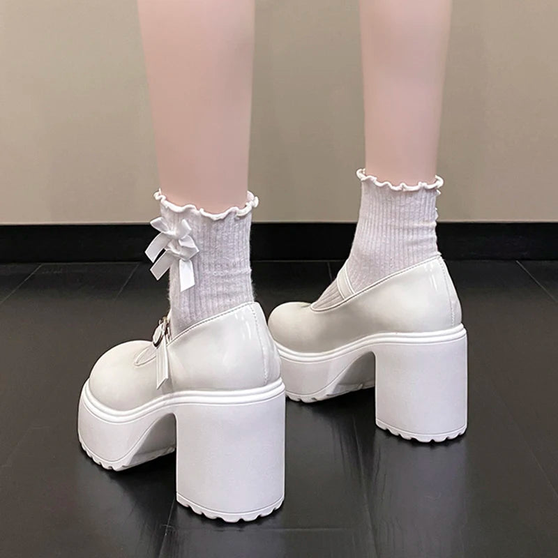 Super High Heels Goth Lolita Shoes 2