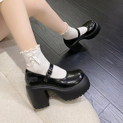 Super High Heels Goth Lolita Shoes 3