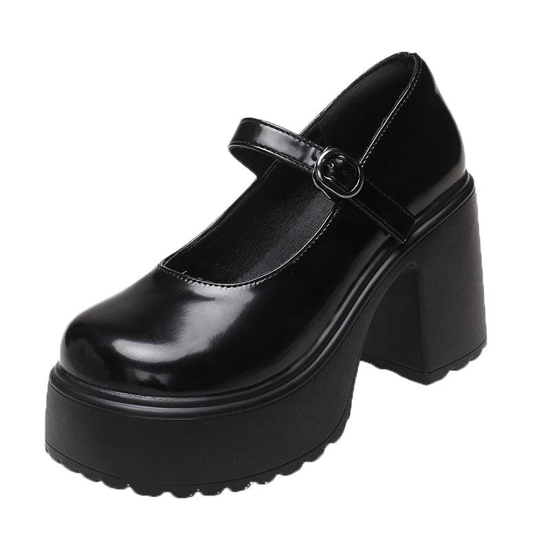 Super High Heels Goth Lolita Shoes 7